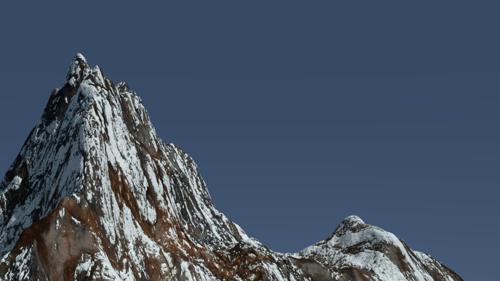 Snowy Mountain Scene  preview image
